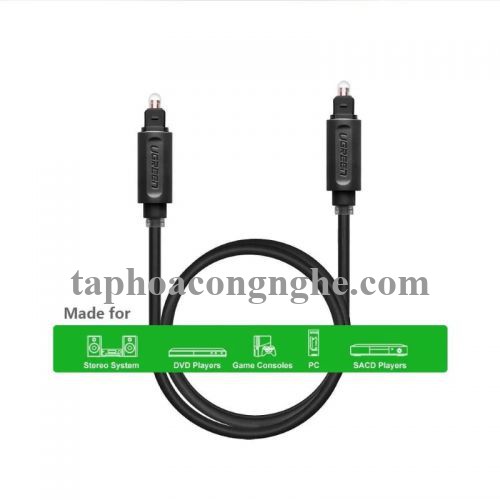 Ugreen 20590 3M Đen Dây cáp quang âm thanh 2 đầu dương 20590 30020590